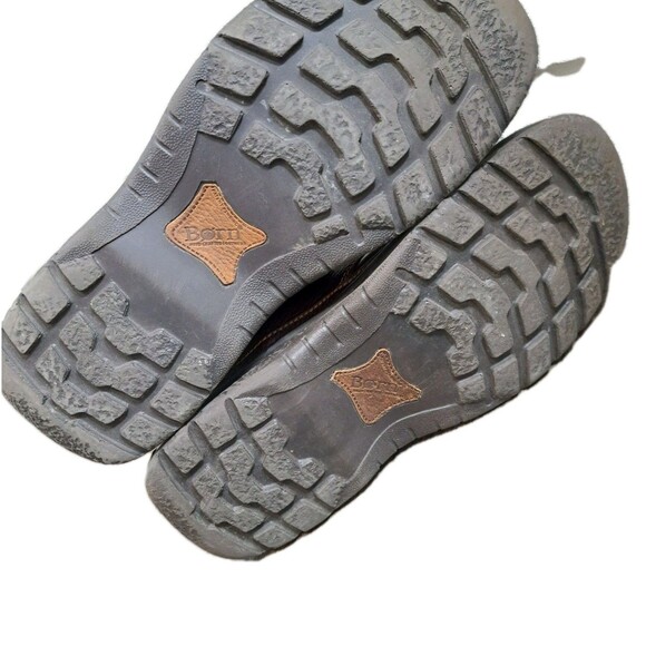 Born Moc Style Loafers Women's Brown Leather Lace Up Comfort Shoes Size 9.5M - Picture 7 of 9